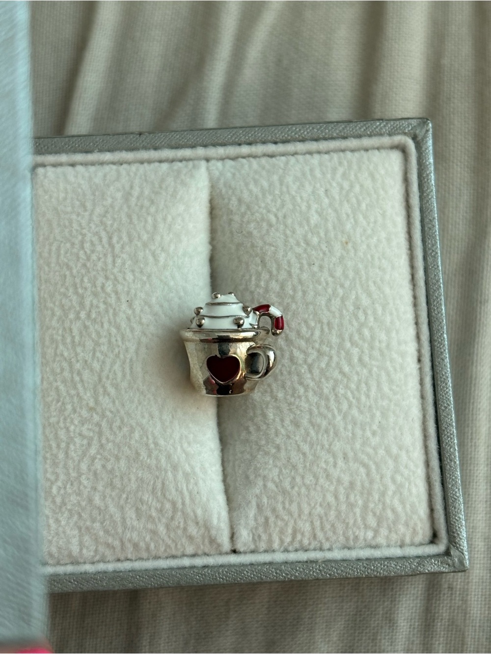 Pandora Hot Chocolate Cocoa Christmas Charm